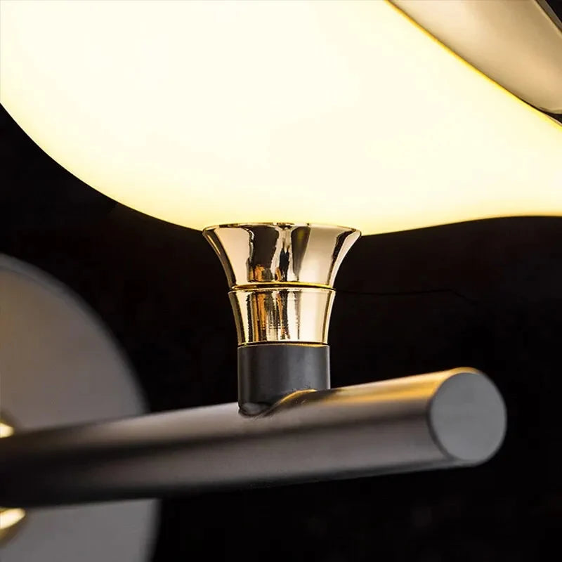 Modern LED Wall Lamp Magpie Bird Indoor Lighting Decoration Home Bedroom Bedside Living Room Art Decorative Wall Lights Sconce