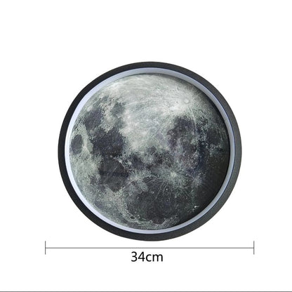 Modern LED Wall Lamp Moon Indoor Lighting for Bedroom Hall Room Home Decorative Lighting Fixtures