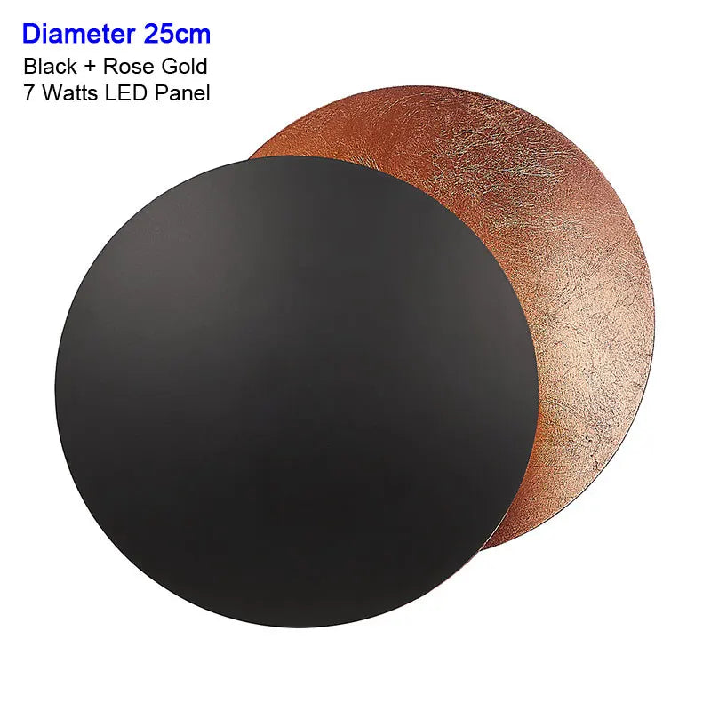 Modern LED Wall Lamp for Bathroom Mirror Bedside Bedroom Corridor Rotatable Black Gold Texture Designer Wall Sconce
