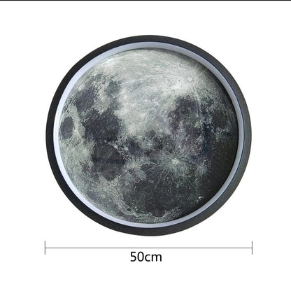 Modern LED Wall Lamp Moon Indoor Lighting for Bedroom Hall Room Home Decorative Lighting Fixtures