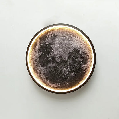 Modern LED Wall Lamp Moon Indoor Lighting for Bedroom Hall Room Home Decorative Lighting Fixtures